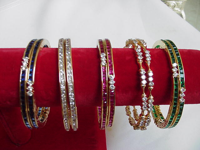 Sapphire Bangles